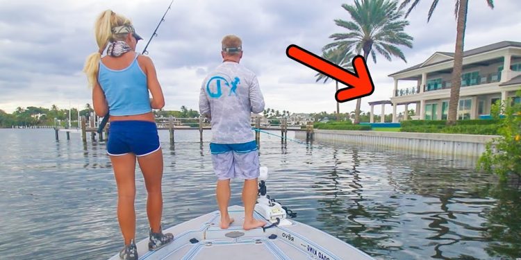 $16,000,000.00 Mansion & We Fished it ALL DAY!