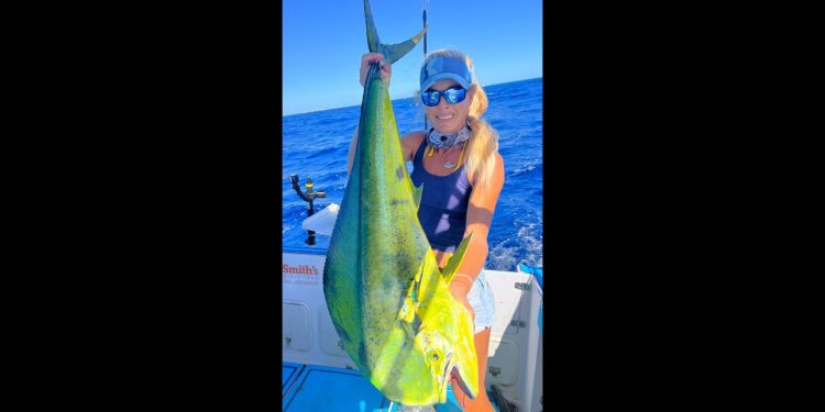 Girl Fillets MONSTER Dolphin!
