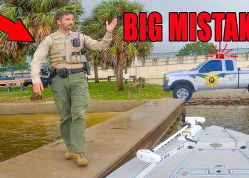 Inshore Fishing When the Game Warden Showed up! (Big Mistake!)