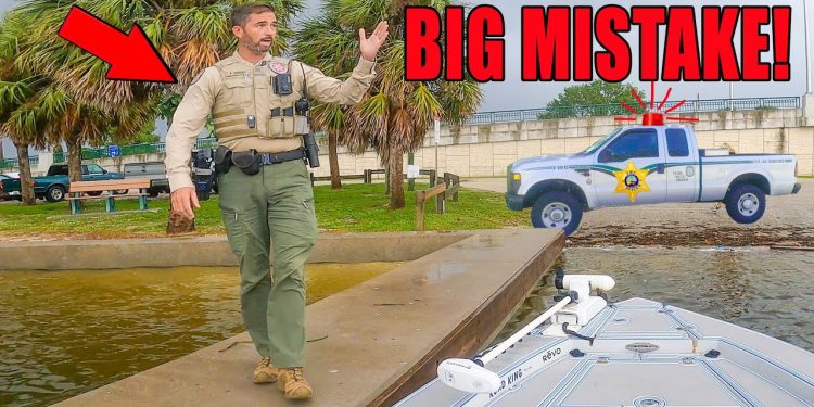Inshore Fishing When the Game Warden Showed up! (Big Mistake!)