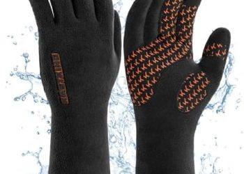 KastKing HydroSense Waterproof Fishing Gloves, 100% Waterproof and Breathable Cold Weather Fishing Gloves, Ideal for Ice Fishing, Winter Fishing & Outdoor Winter Sports, Fishing Gloves Men Women