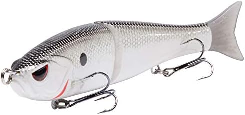 Bassdash SwimShad Glide Baits Jointed Swimbait Bass Pike Salmon Trout Muskie Fishing Lure
