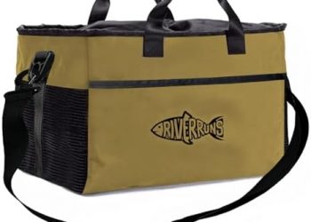 Rivruns Fishing Hunting Wader Bag with Vented Mesh, Waders Boots Storage Bag for Hiking, Camping