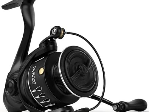 Jenseits Lightweight Spinning Fishing Reel, Sealed Carbon Fiber Up To 20 LB Max Drag, 5+1BB for Saltwater&Freshwater, 5.2:1 Gear Ratio,CNC Aluminum Spool,1000 Perfect for Ice Fishing, 2000-5000 Series