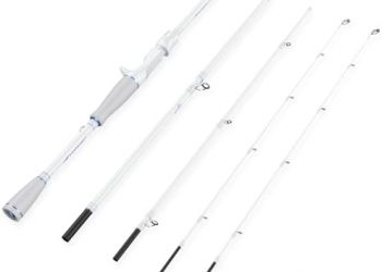 KastKing Centron Lite Travel Fishing Rods, Portable 4/5 Piece Spinning & Casting Rods, Extra Twin-Tip, IM6 Graphite Blanks, Stainless Steel Guides W/Ceramic Rings, Split or Full Rear EVA Handle