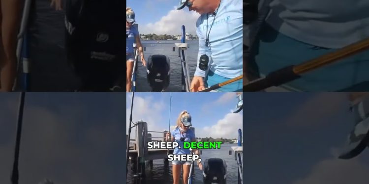 Big Sheepshead SLAMS the Jig at the Dock!