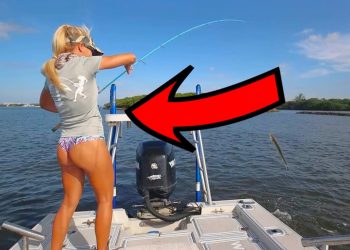 Florida Girl Giant Croaker Haul – Unusual Catch Moment
