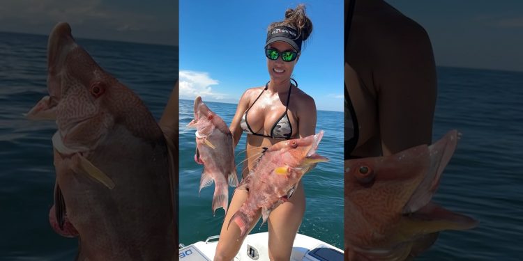 Good looking double 🤩🎣 #fishingwithluiza