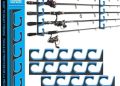 PLUSINNO H5P Fishing Rod Holders for Garage Wall/Ceiling Fishing Rod Holder