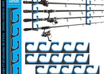 PLUSINNO H5P Fishing Rod Holders for Garage Wall/Ceiling Fishing Rod Holder